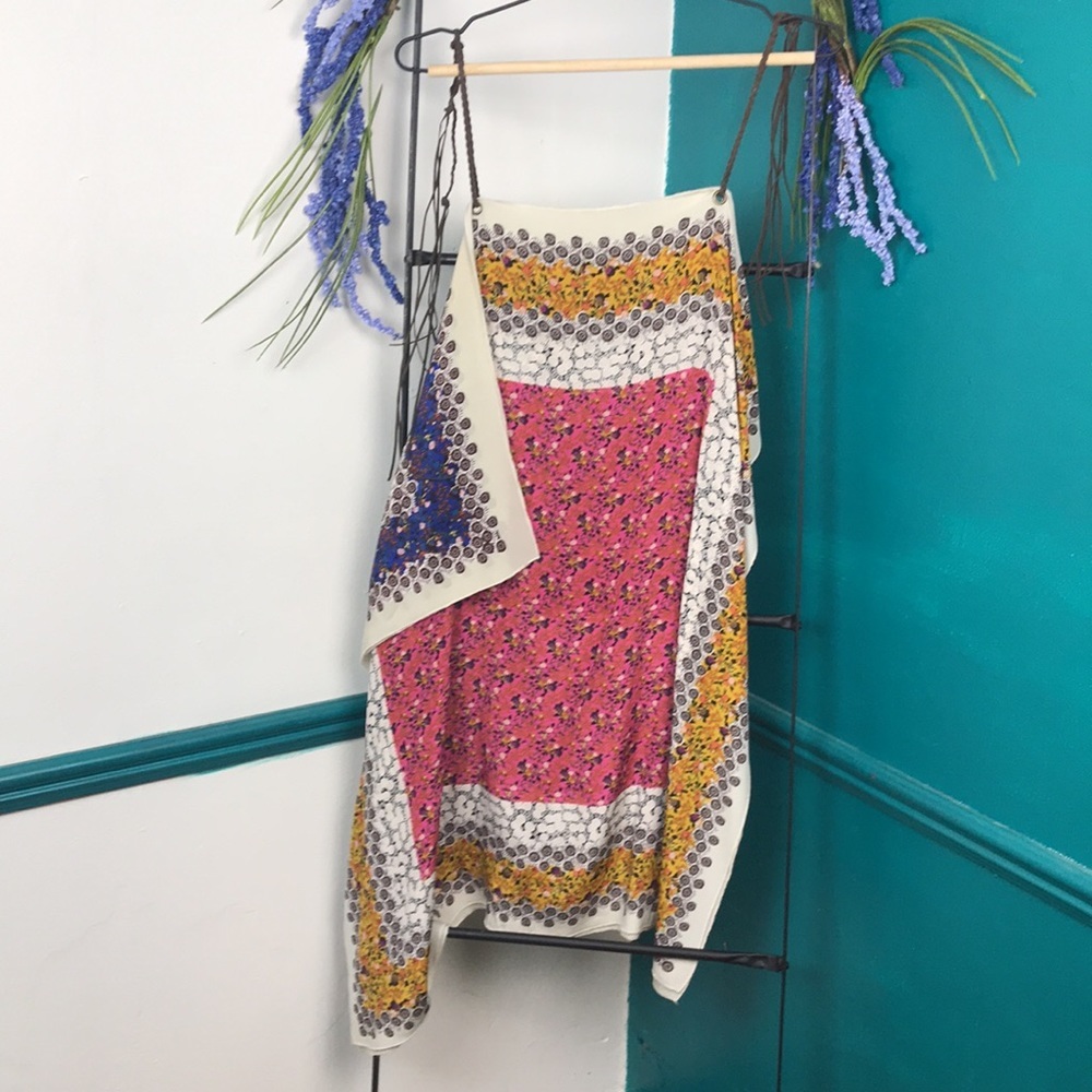 Forever 21 free style print dress with braid ties - Picture 4 of 10
